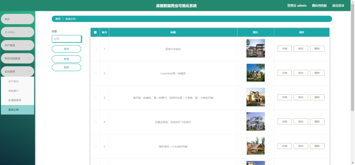 [含文档+PPT+源码等]精品基于Python实现的房源爬虫实现数据可视化分析[包运行成功+永久免费答疑辅导]