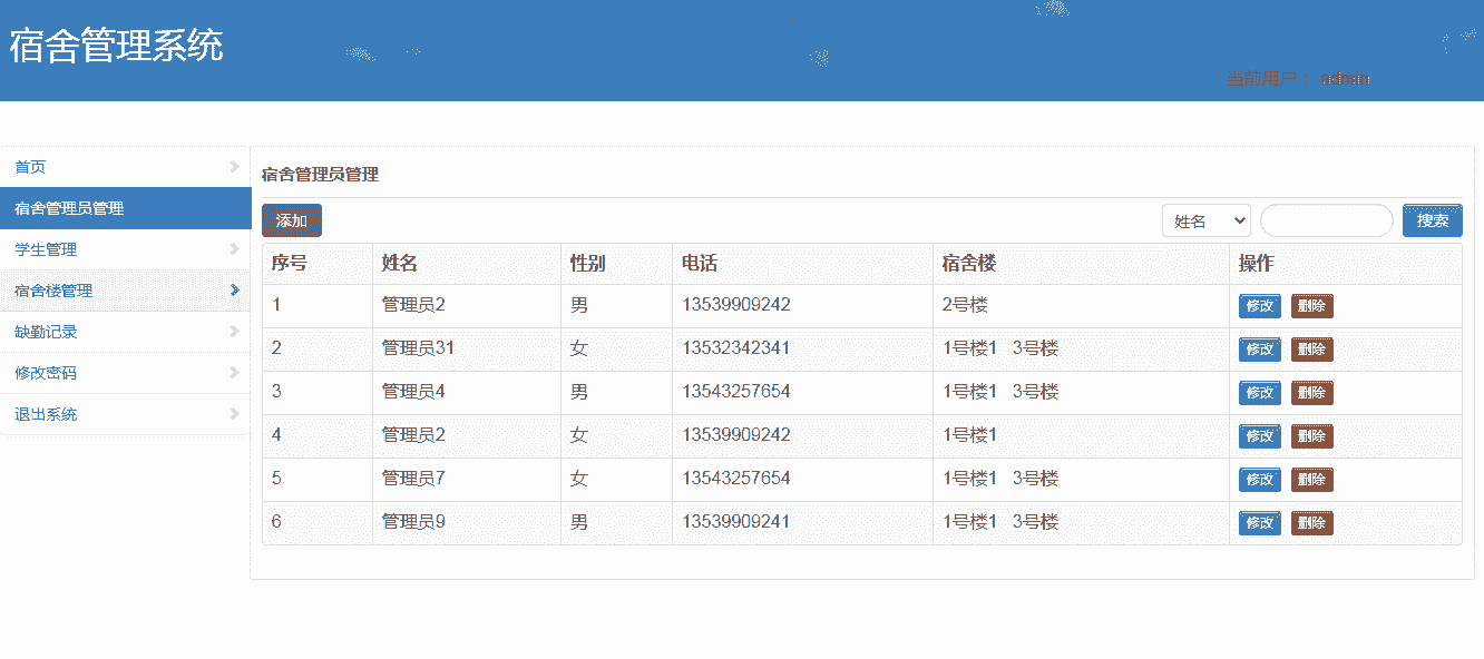 [代码详细教程+文档+PPT+源码等]javaweb高校宿舍管理系统|寝室管理[包运行成功+永久免费答疑辅导]